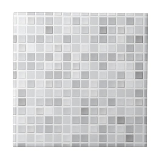 Carreau Motif gris de tuiles (Devant)