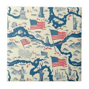 Carreau Motif historique vintage-américain (4)