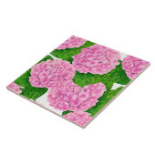 Carreau Motif Hydrangea (Côté)