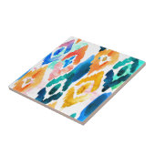 Carreau Motif Ikat Watercolor (Côté)