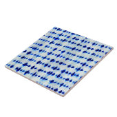 Carreau Motif Indigo Blue Shibori (Côté)