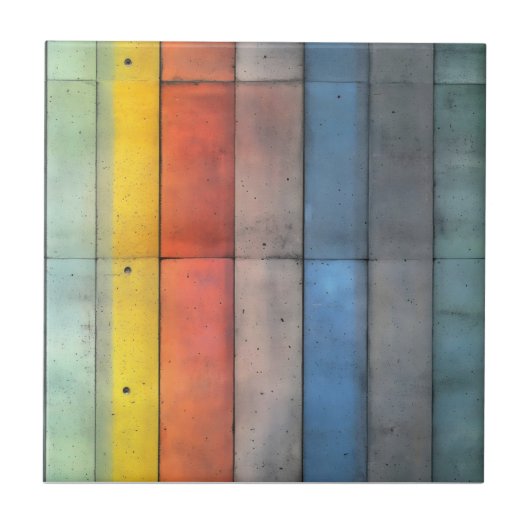 Carreau Motif industriel coloré (Devant)