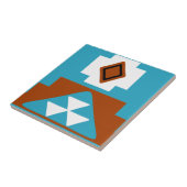 Carreau Motif inspiré des tribus amérindiennes (Côté)