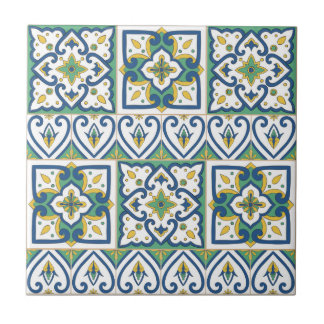 Carreau Motif italien de tuile - en céramique sicilien