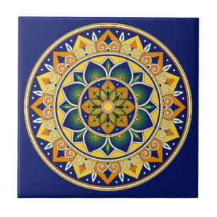 Carreau Motif italien de tuile - majolique de motifs de