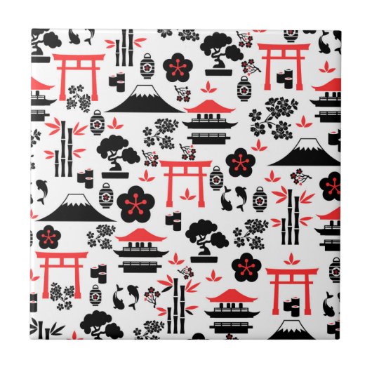 Carreau Motif japonais (Devant)