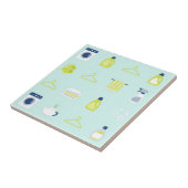 Carreau Motif Jour de Lessive Frais (Côté)
