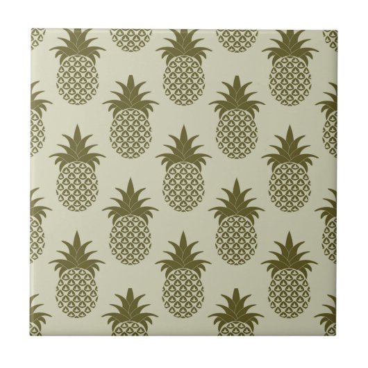 Carreau Motif kaki d'ananas (Devant)
