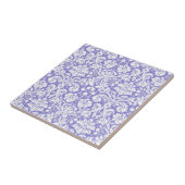 Carreau Motif Lilac pourpre damassé (Côté)