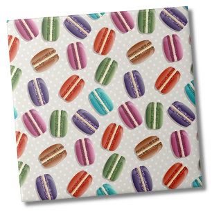 Carreau Motif Macaron français mignon