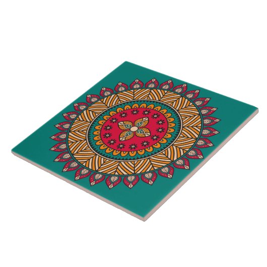Carreau Motif Mandala (Côté)