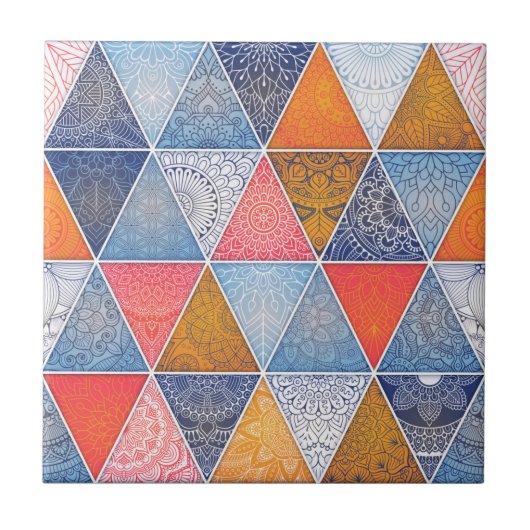 Carreau Motif Mandala/Carrelage marocain (Devant)
