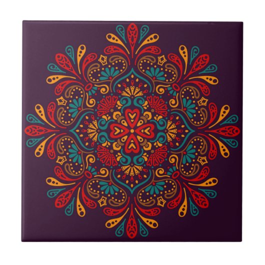 Carreau Motif Mandala/Carrelage marocain (Devant)