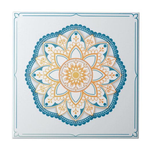 Carreau Motif Mandala/Carrelage marocain (Devant)