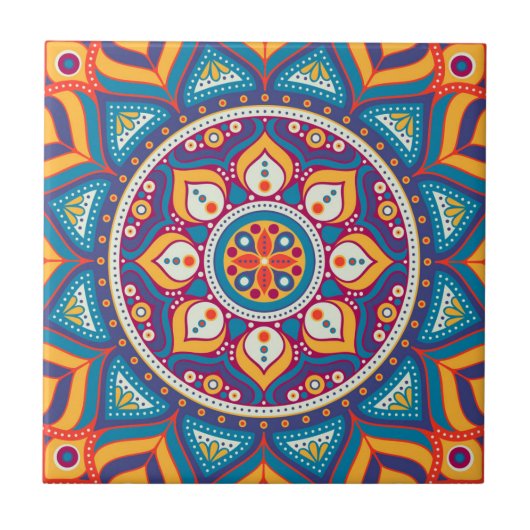 Carreau Motif Mandala/Carrelage marocain (Devant)