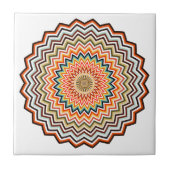 Carreau Motif Mandala Zigzag (Devant)