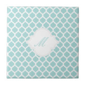 Carreau Motif marocain Bleu avec Trivet Carrelage Monogram (Devant)