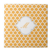 Carreau Motif marocain orange avec Trivet en mosaïque Mono (Devant)