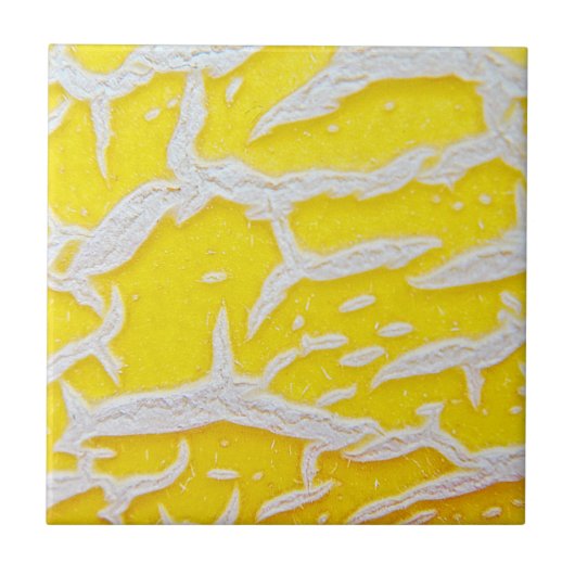 Carreau Motif melon jaune (Devant)