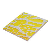 Carreau Motif melon jaune (Côté)