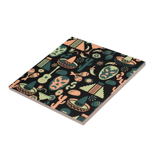 Carreau Motif mexicain (Côté)