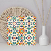 Carreau Motif mexicain coloré