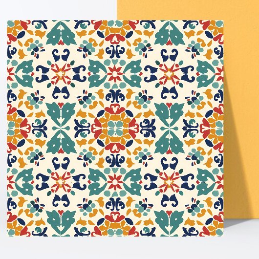 Carreau Motif mexicain coloré
