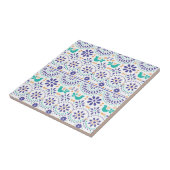 Carreau Motif mexicain d'art populaire de tuile d'oiseau (Côté)