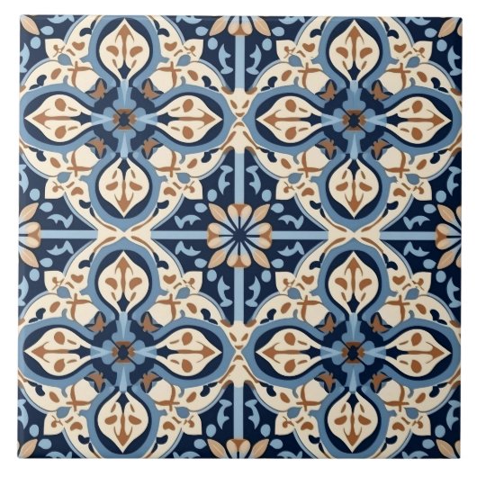 Carreau Motif Mexicain Traditionnel (Devant)