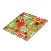 Carreau Motif mignon d'illustration de pomme (Côté)