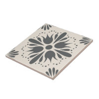 Motif moderne à fleurs blanches noires do-it-yours
