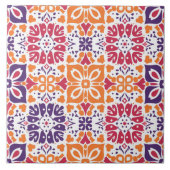 Carreau Motif moderne coloré Maison Décor Floral (Devant)