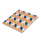 Carreau Motif moderne de feuille de la moitié du siècle (Côté)