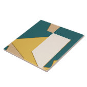 Carreau Motif moderne géométrique style Art déco du milieu (Côté)