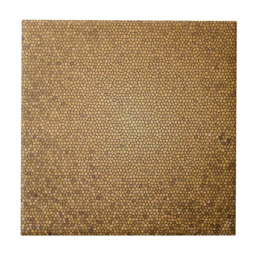 Carreau Motif mosaïque doré (Devant)