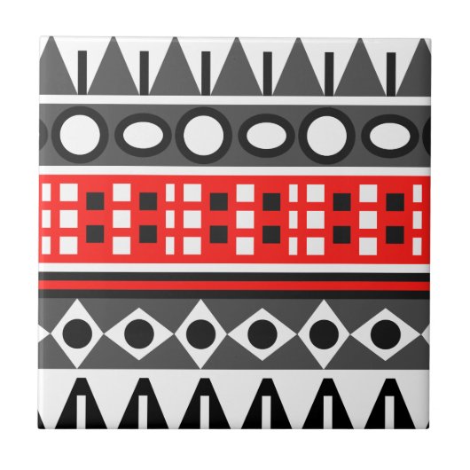 Carreau Motif natif Aztec (Devant)
