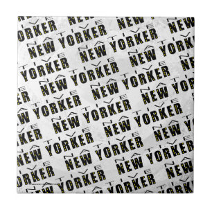 Carreau Motif natif du New Yorker