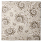 Carreau Motif Nautilus Shell (Devant)