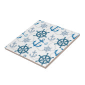 Carreau motif nautique (Côté)