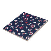 Carreau Motif nautique de mer (Côté)