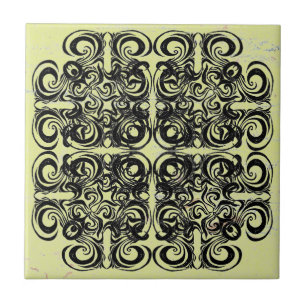 Carreau Motif noir à infini