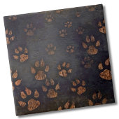 Carreau Motif noir Brown rustique