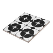 Carreau Motif noir et blanc Abstrait (Côté)