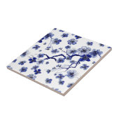 Carreau Motif oriental de branche de Sakura (Côté)