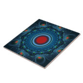 Carreau Motif orné de fée bleue (Côté)