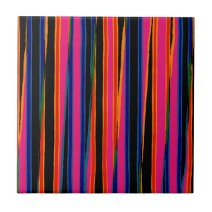Carreau Motif papier déchiré coloré