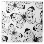 Carreau Motif papillon de choux (Devant)