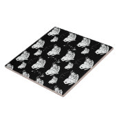 Carreau Motif papillon de la teigne (Côté)