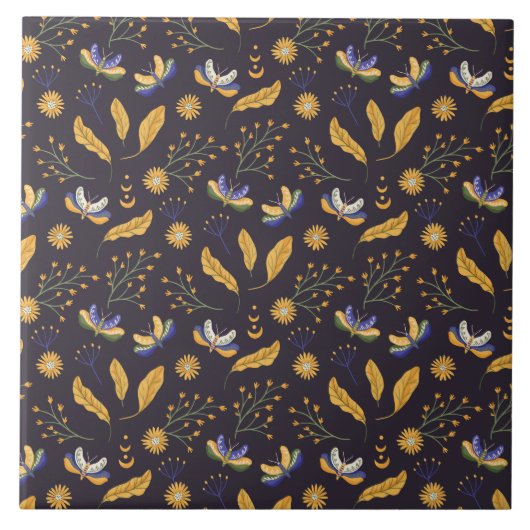 Carreau motif papillon de papillon (Devant)