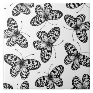 Carreau Motif papillon en papier
